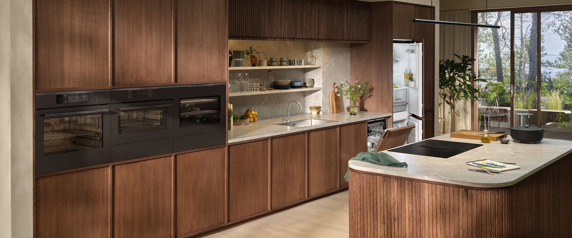 A modern kitchen from Electrolux.
