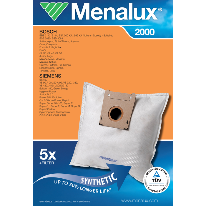 Menalux - Vrećice za prašinu - 2000