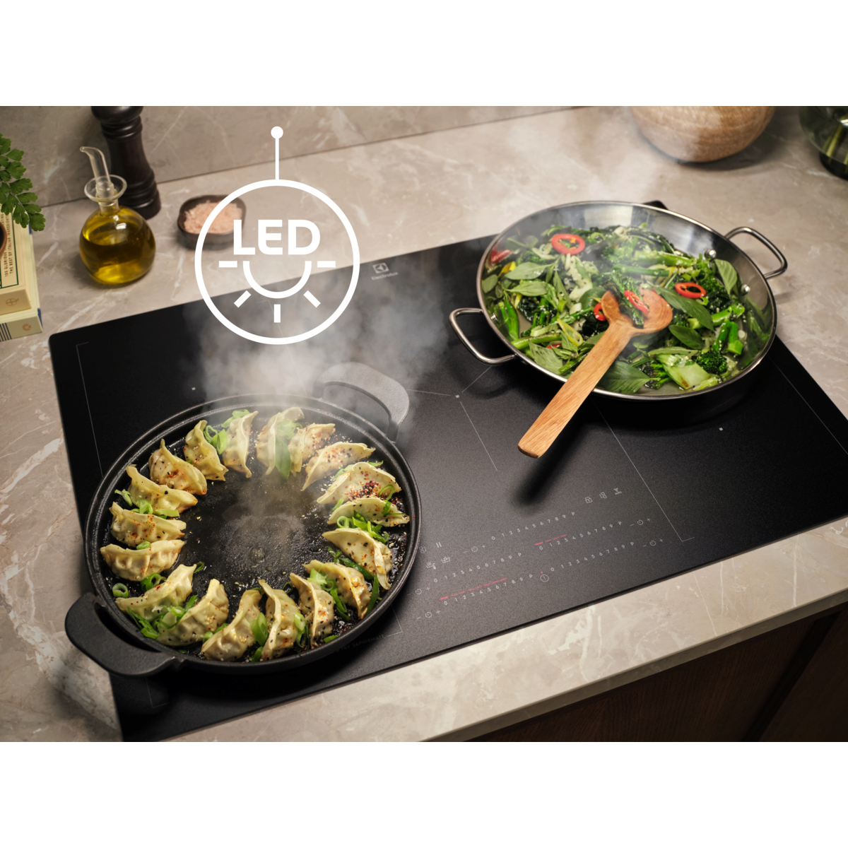 Electrolux - Black cooker hood - LFV626K