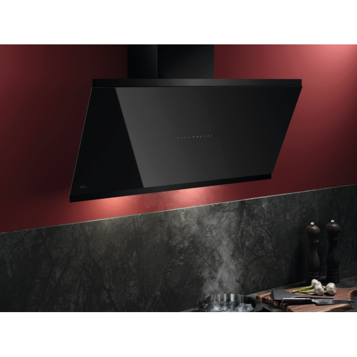 AEG - Black cooker hood - GV77D91SB