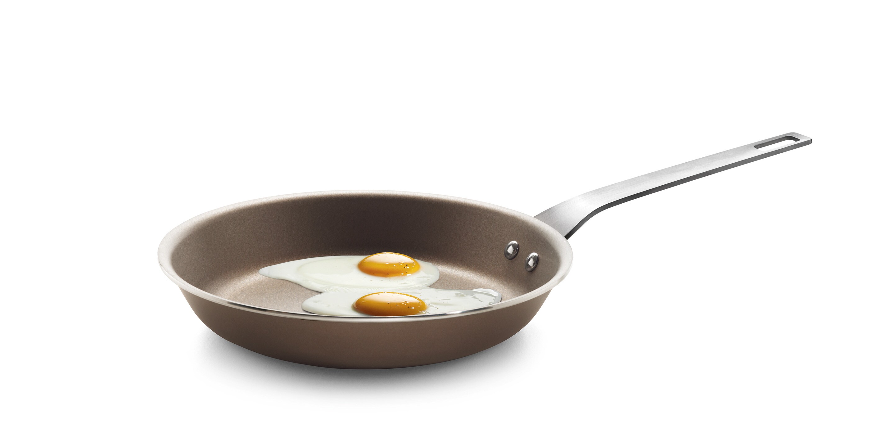 Jaja pržena na nelepljivom tiganju Frying Pan