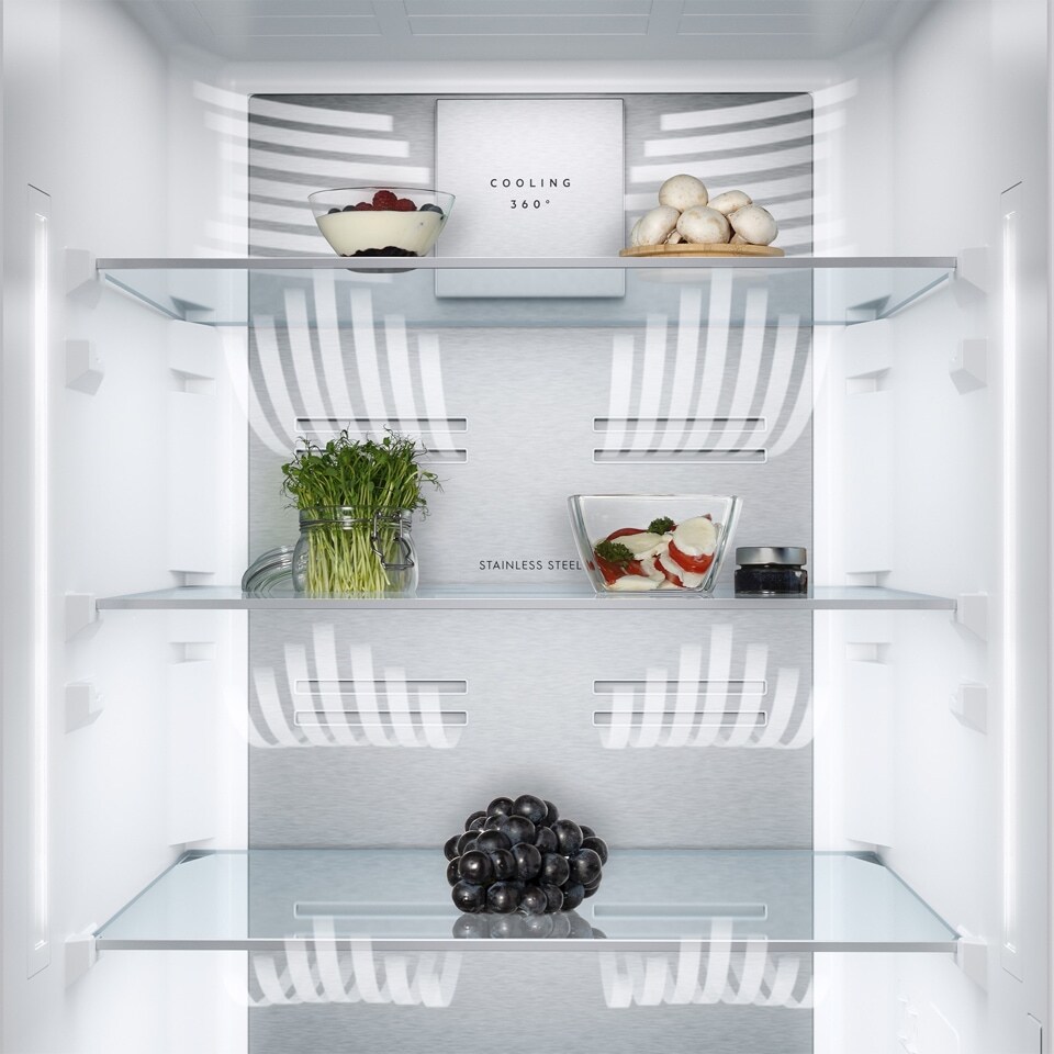 Inside a Cooling 360 Fridge