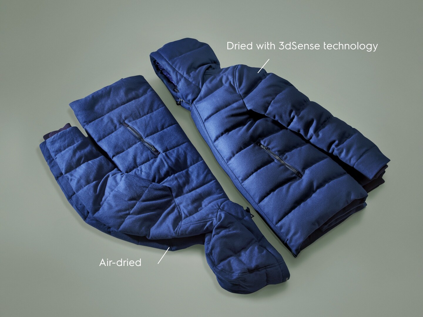 Blue duvet jacket
