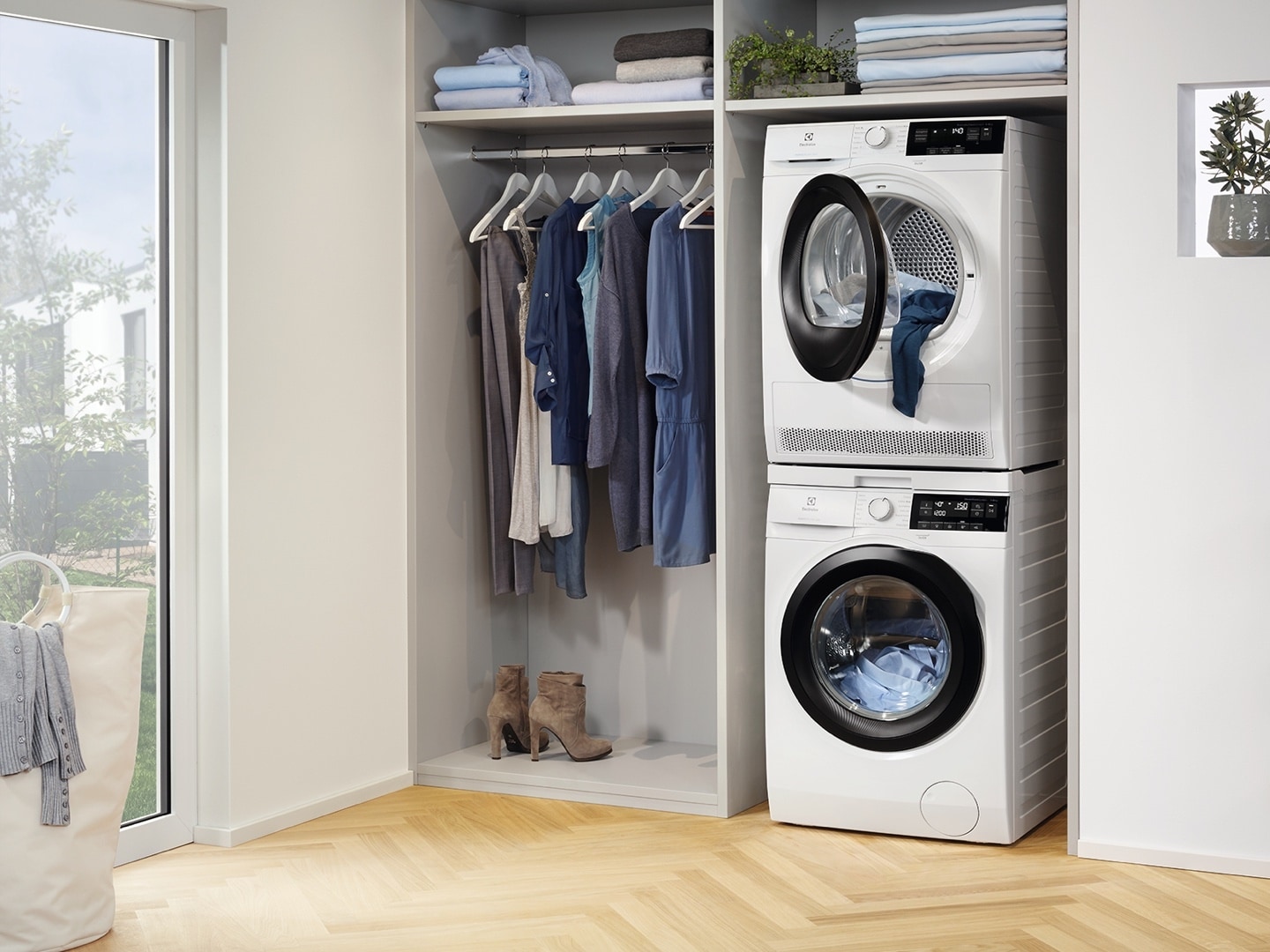 tumble dryer and washer
