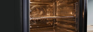 Inside oven