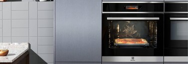 Oven in kitchen