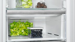 Open freezer