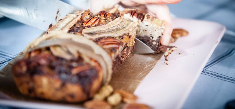 Veganski banana hleb bez glutena