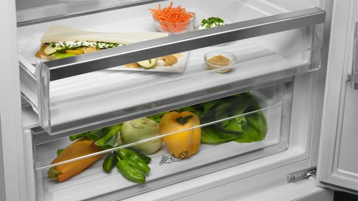 Veggies in fridge drawer