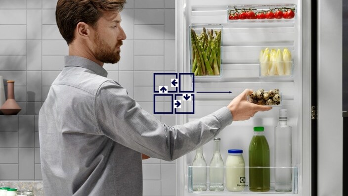 Customizing fridge space