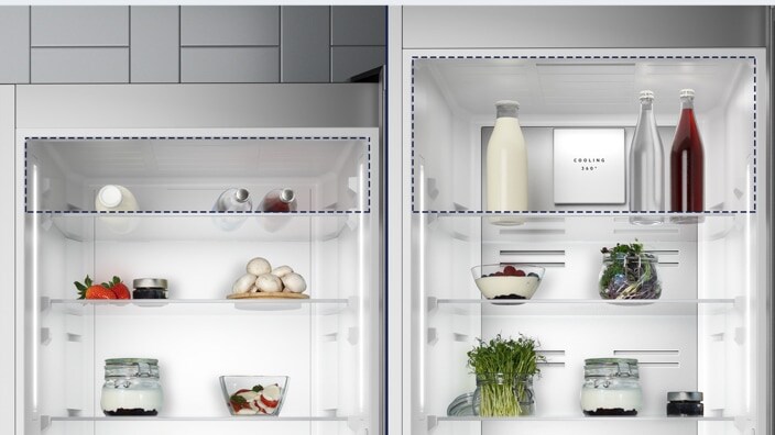 Tall fridge freezer