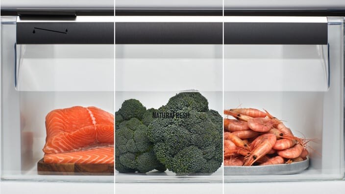Vegetables in drawer