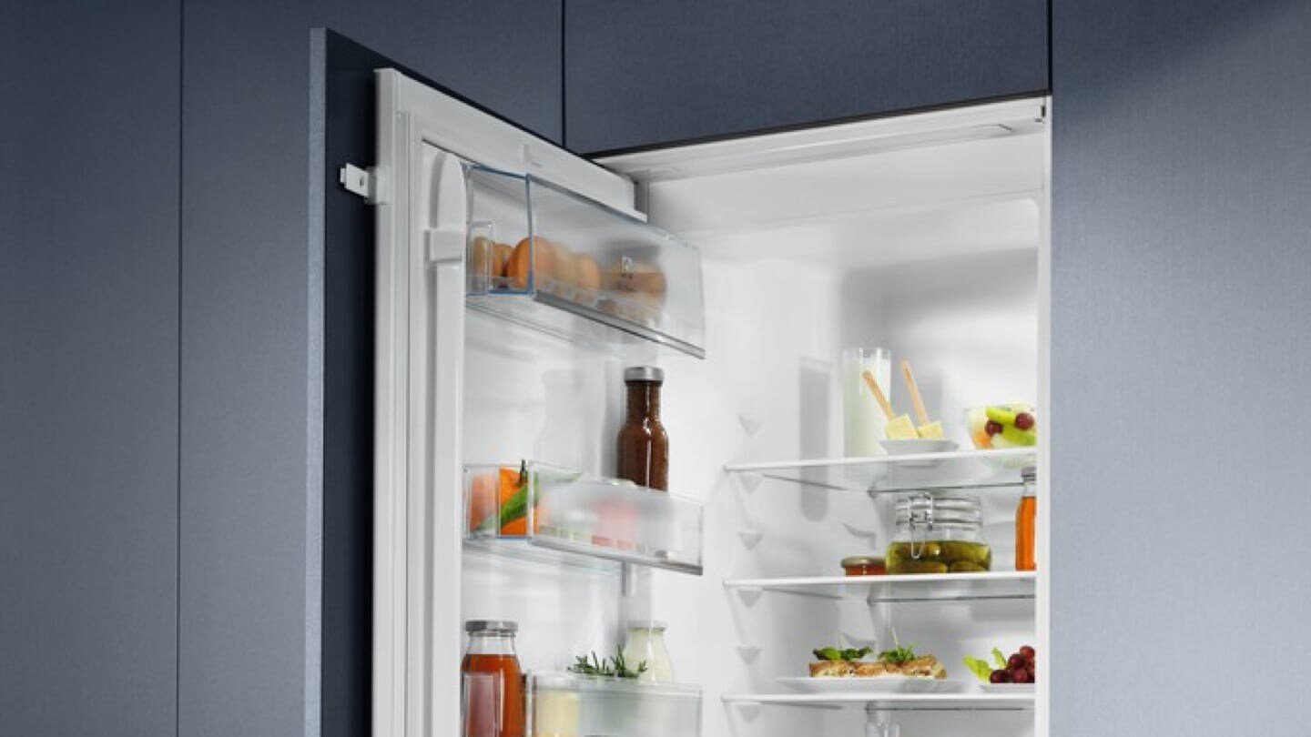 Opened fridge