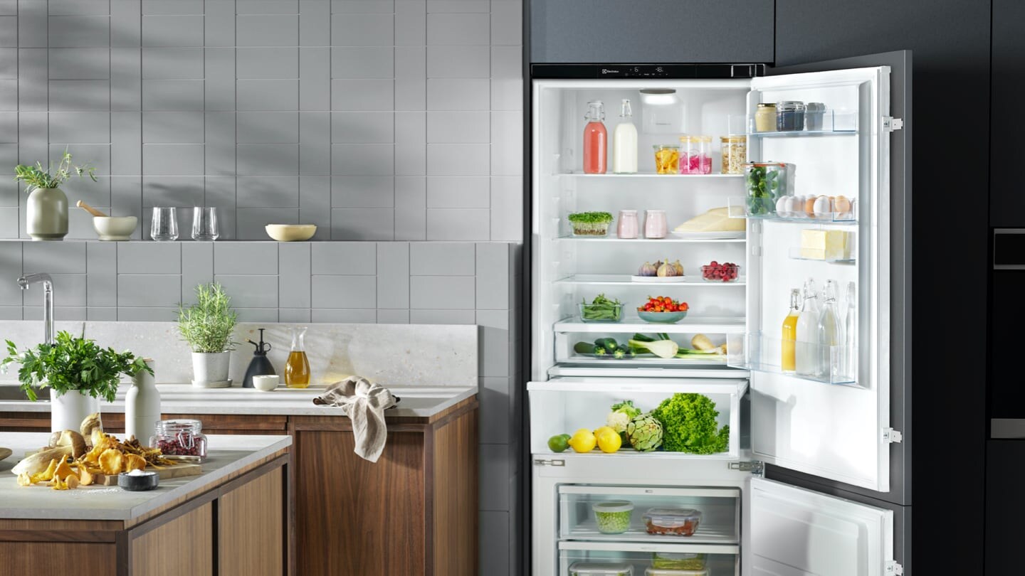 Perfectly stacked fridge