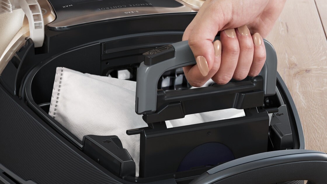 Bagged vacuum cleaner