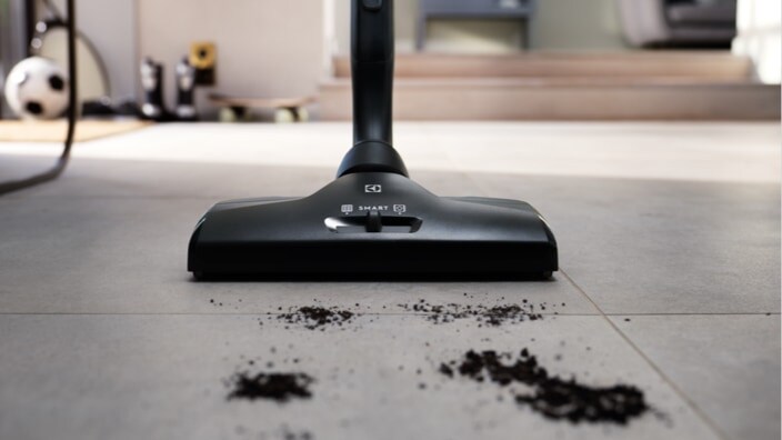 Dirt on floor